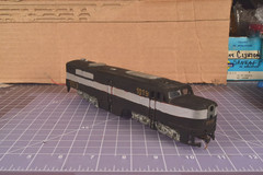 DUMMY 10.6oz Athearn PA1 modified Locomotive, wired for light at rear WVR