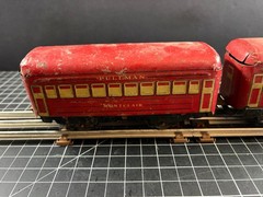 Marx Commodore Vanderbilt Locomotive & Tender w/ Pullman Cars + caboose