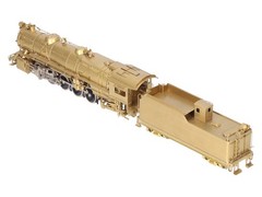 Alco S-119 HO Scale Brass Pennsylvania N-2sa 2-10-2 Steam Loco & Tender EX/Box