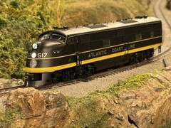 HO Proto 2000 DCC/Tsunami2 SOUND Atlantic Coast Line EMD E6 #517