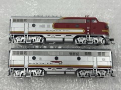 HO Walthers Proto Santa Fe F3 A/B Diesel Locomotive Set ATSF DCC SOUND