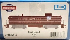 Athearn Roundhouse HO Scale RS-3 Locomotive Rock Island #466 DCC Ready