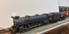 HO Mehano M646 Boston & Maine 4-8-2 Mountain Steam Locomotive B&M #4112