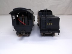 HO Nickel Plate brass NKP 4-6-4 steam engine in OB (lot BB435)