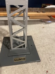 MTH #94 High Tension Tower. Grey Base LN in the box.l