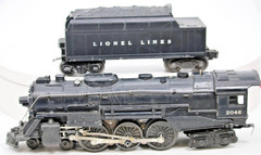 Lionel 2046 Steam Locomotive 4-6-4 Metal O Gauge Postwar Engine Tender 1:48
