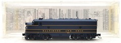 Micro-Trains 98001130 Z Baltimore & Ohio F7A Powered Diesel Locomotive #4471 LN