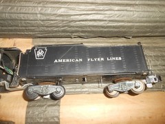 S scale American Flyer 313 engine & PRR tender with a Box