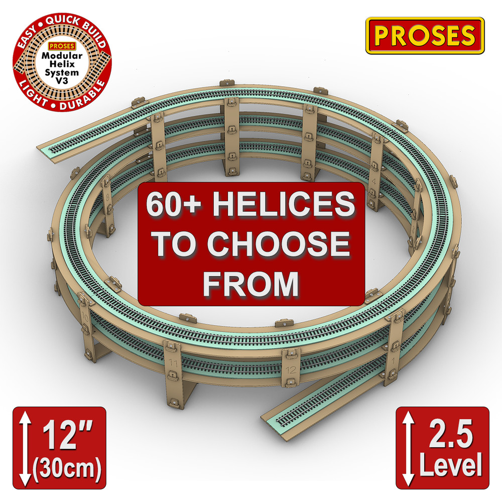 PROSES HELIX SYSTEMS QUICK & EASY TO ASSEMBLE HELIX SYSTEMS FOR ALL SCALES