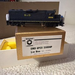 Oriental Limited EMD 2500hp Gp35 Low Hood Baltimore & Ohio 3548 w/ OG Box
