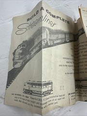 RARE CARNATION Build A Complete EMD F7 BAGGAGE CAR ACCESSORIES PARTS INSTRUCTION