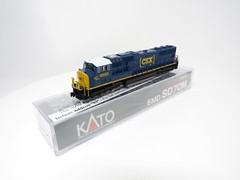 Kato N 176-7617-DCC CSX Transportation EMD SD70M Diesel Locomotive Freight Train