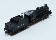 Bachmann A.T. & S.F. #9446 2-6-0 Locomotive & Tender N Scale