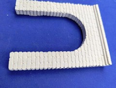 H0 SINGLE TUNNAL PORTAL EXTREAM DETAIL READY TO INSTALL CAST PLA EB00352 BIN 018