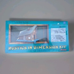 Vintage Sealed Kit Carson Rustics in Dimensions “Whistle Stop” Model Kit