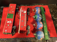 MTH Rail King 2000 Holiday Express 2-8-0 Steam Freight Trains Only-tested READ