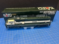 HO KATO 37-6381 EMD SD70MAC CAB HEADLIGHT BURLINGTON NORTHERN BN #9580 EXECUTIVE