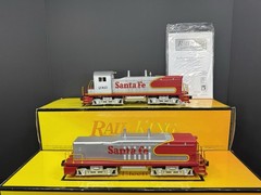 MTH 30-20018-1 & -3 Santa Fe Warbonnet NW-2 switcher & calf unit PS 2.0 EX