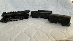 Vintage, Lionel 224 engine , pre war 1938-42, coal car , whistle car