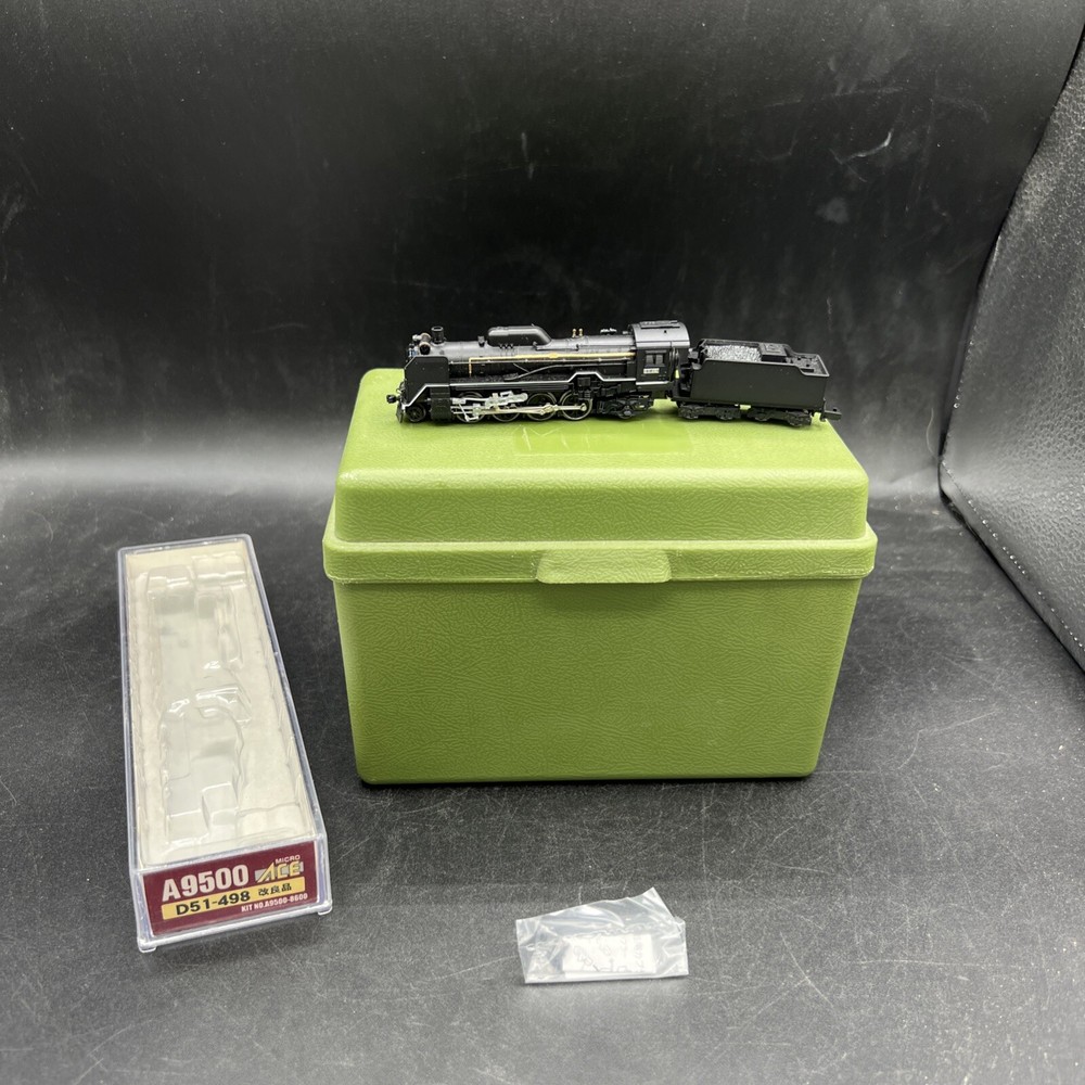 MIB N Scale TESTED Microace A9500 D51-498 Japanese Steam Locomotive