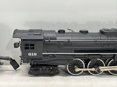 Lionel 6-18042 O Gauge B&A Hudson 4-6-4 Steam Locomotive & Tender #618 EXC
