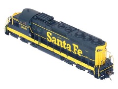 Overland 4500-4579 HO Scale BRASS AT&SF SD24 Diesel Locomotive #948- Painted/Box
