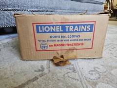 LIONEL O-GAUGE 2201 EMPTY SET BOX RARE