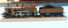 Metropolitan Express Train Steam Locomotive La Chapelle 3.521 North Ep.1/2 Dc
