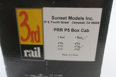 3rd Rail Pennsylvania PRR P5 Box Cab 3 Rail #4739 Brass Locomotive O-Scale AS-IS
