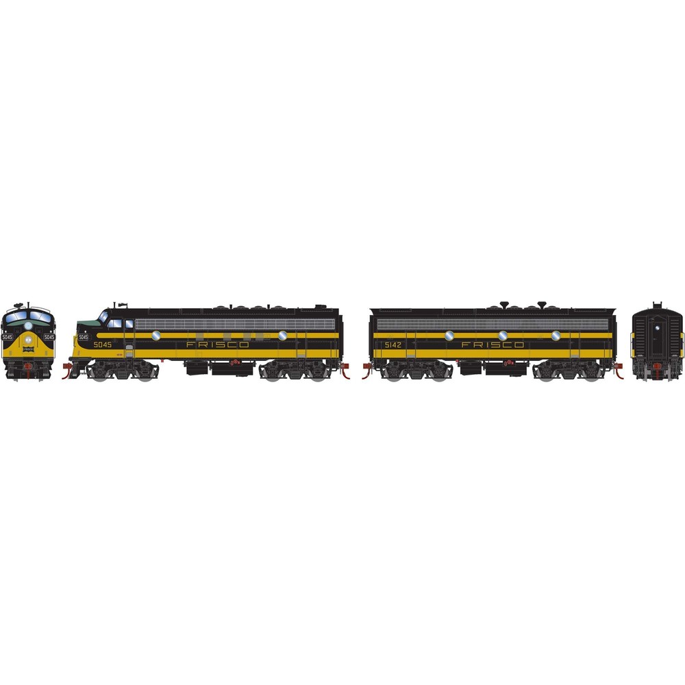 Athearn Genesis HO EMD FP7A+F9B Frisco SLSF #5045/#5142 DC