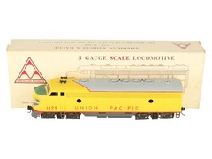 American Models S Scale Union Pacific FP-7 Diesel Locomotive #1499 EX/Box