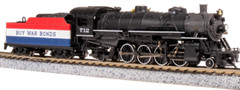 BROADWAY LIMITED 7865 N SCALE USRA Light Mikado War Bonds Paragon4 Sound/DC/DCC
