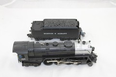 O-Gauge – K-Line – 4-6-4 -B&A Semi-Scale Hudson Engine and Tender – K3209-0605S