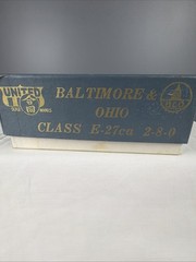 United Pacific Fast Mail PFM B&O 2-8-0 HO Brass Class E-27ca And Tender
