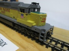 N Scale Locomotive; #8017, Union pacific, SD40-2, Great Runner.