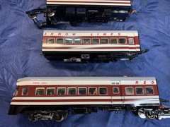 Sunset Models 3 Rail O Brass Red Arrow Lines Libertyliner (3-Rail)