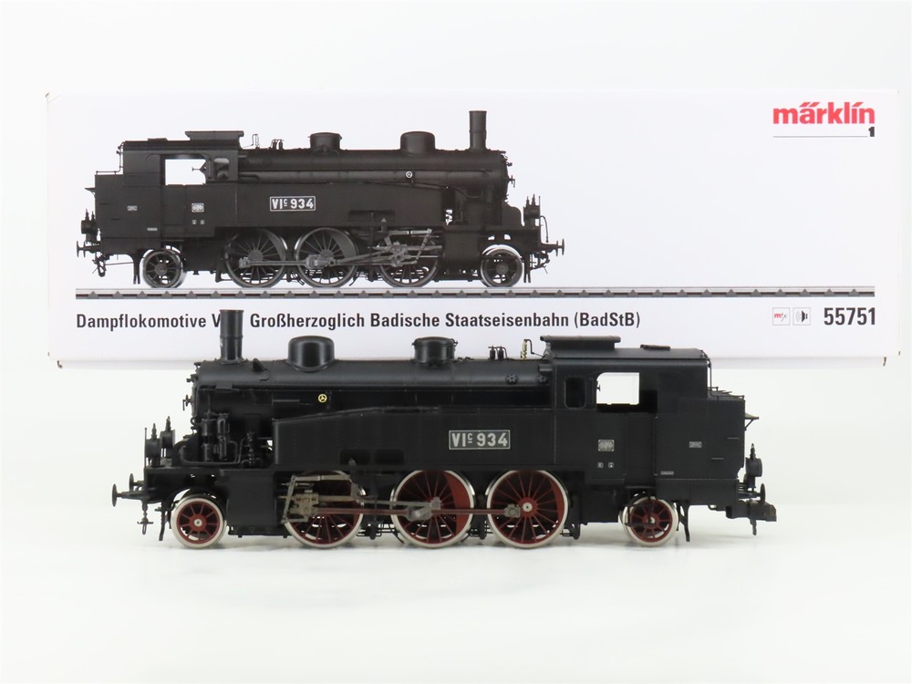 G/1 Gauge 1:32 Marklin 55751 BadStB 2-6-2T Class VIc Tank Steam #934 DCC & Sound