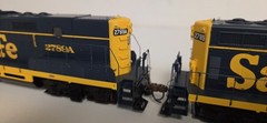 Athearn Genesis HO ATHG64248-250 GP7A/GP7B Santa Fe #2789/2789A Tsunami 2 DCC/DC