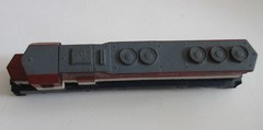SHELL ONLY HO SD45 hand painted red white blue
