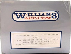 Williams GG27 O PRR Brunswick Green Five Stripe Powered Electric Loco #4937 EX
