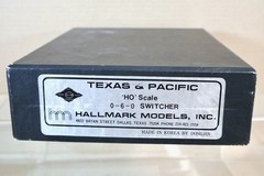 HALLMARK MODELS DONJIN BRASS TEXAS & PACIFIC T&P 0-6-0 SWITCHER LOCOMOTIVE on
