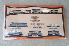 Vintage Harley Davidson Motorcycle HO Train Set railroad engine NEW SEALED 90s
