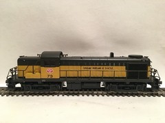 HO Atlas Classic Spokane Portland & Seattle ALCO RS-3 Diesel Locomotive SP&S #79