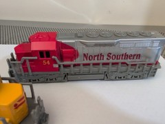 Locomotive Pull Back Power 65 Power Pacific Die Cast, North SOUTHERN. Lot Of 2