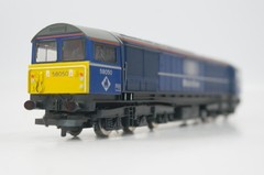 Hornby R358 Diesel “Toton Traction Depot” + Four Wagons. Used. OO Gauge