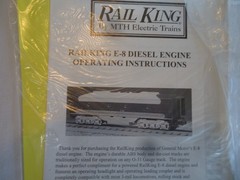 Rail King by MTH O Scale Rock Island EMD E-8 B Unit Diesel w/Proto