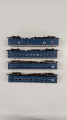 KATO 10-034-01 Old Type Passenger Car 4-Car Set Blue