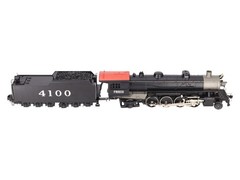 Lionel 6-18030 O Gauge Frisco 2-8-2 Mikado Steam Locomotive & Tender #4100 EX