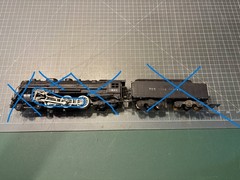 American Flyer S Train 322 321 320 Loco LEFT & RIGHT SIDE DRIVE PUSH RODS Lot A