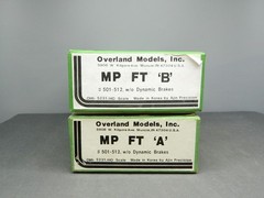 HO BRASS Overland Models FT “A” & FT “B” Diesel Locos MISSOURI PACIFIC MP